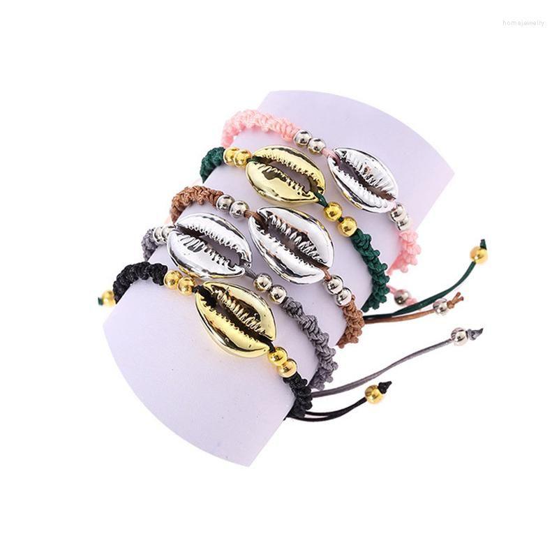 Chain Link Bracelets Fashion Shell Bracelet Bohemian Simple Handmade Weaved Handchain Jewelry 5 Colors Accessorries Gift For Women D Dhqpj
Chain Link Bracelets Fashion Shell Bracelet Bohemian Simple Handmade Weaved Handchain Jewelry 5 Colors Accessorries Gift For Women D Dhqpj