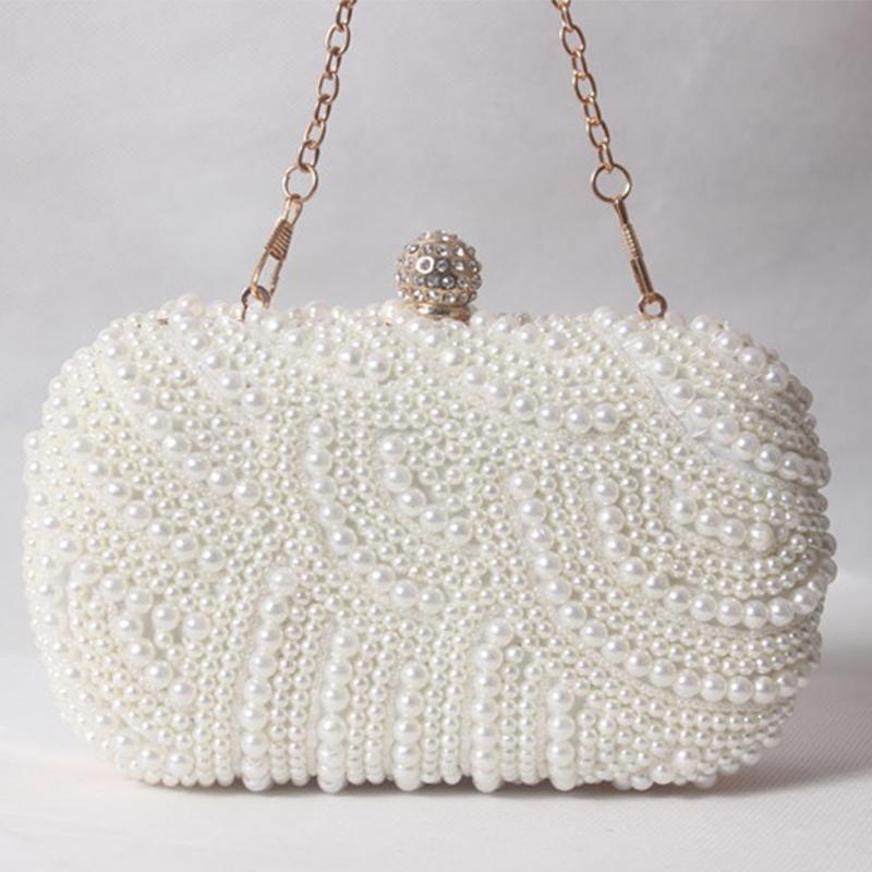 Evening Bags Women Clutch Bag Ladies Wedding Bridal Handbag Pearl Beaded Diamond Day Cluthes Crystal Purse Party WeddingEvening, White
Evening Bags Women Clutch Bag Ladies Wedding Bridal Handbag Pearl Beaded Diamond Day Cluthes Crystal Purse Party WeddingEvening, White