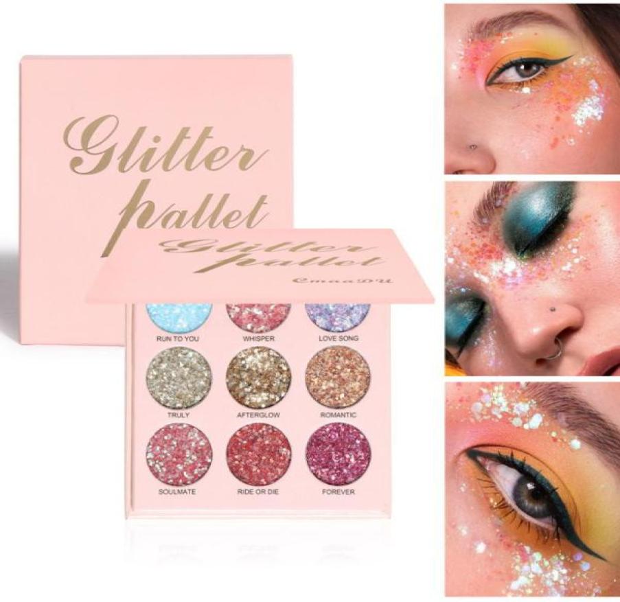 Cmaadu 9 color diamond sequins eyeshadow tray glitter powder highgloss eye shadow sequins stage makeup7532607, Multi
Cmaadu 9 color diamond sequins eyeshadow tray glitter powder highgloss eye shadow sequins stage makeup7532607, Multi