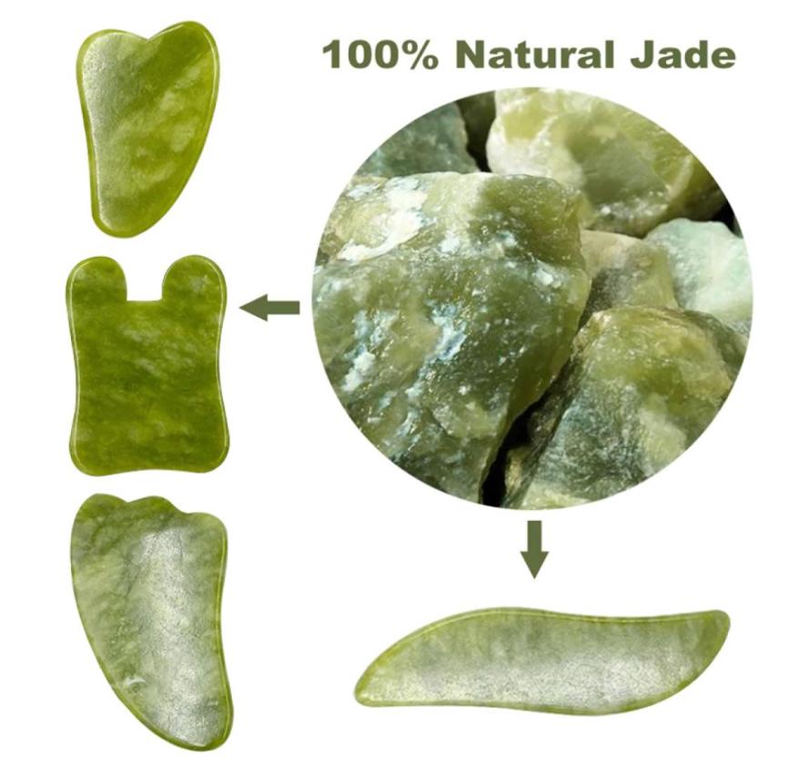 Green Natural Jade Guasha Scrapping Plate Gua Sha Massager Face Meridian Scrapping Plate Piece Massage Tools Arm Massage Tool4010581
Green Natural Jade Guasha Scrapping Plate Gua Sha Massager Face Meridian Scrapping Plate Piece Massage Tools Arm Massage Tool4010581