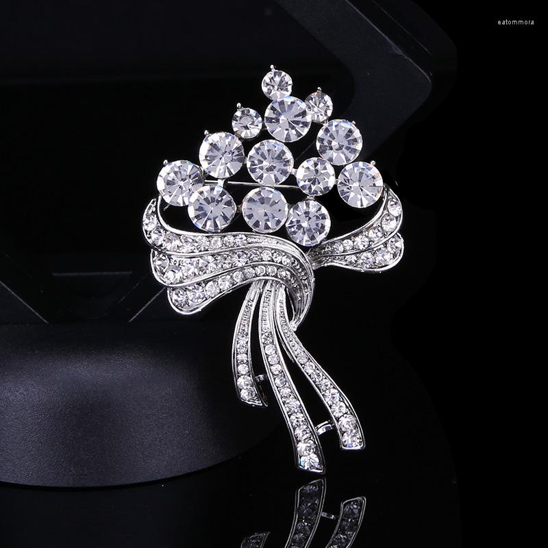 Brooches Crystal Rhinestone Flower Pins For Women Banquet Luxury Brooch Jewelry Scarf Suit Pin Accessories Gift
Brooches Crystal Rhinestone Flower Pins For Women Banquet Luxury Brooch Jewelry Scarf Suit Pin Accessories Gift
