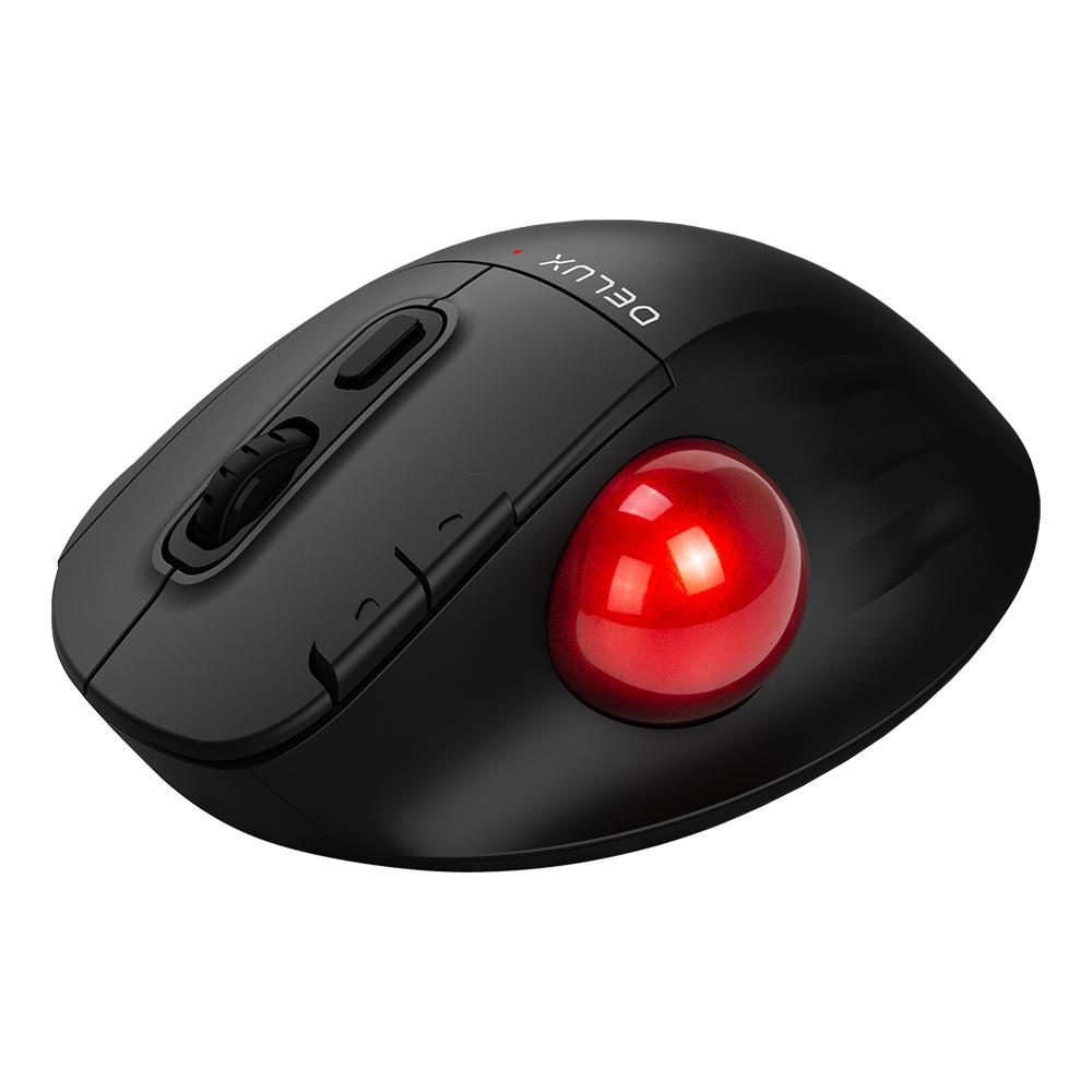 Mice DELUX MT1 Ergonomics Wireless Bluetooth Trackball Mouse 2400 DPI 6 Programmable Buttons Thumb Control Mice For Laptop Tablet PC
Mice DELUX MT1 Ergonomics Wireless Bluetooth Trackball Mouse 2400 DPI 6 Programmable Buttons Thumb Control Mice For Laptop Tablet PC