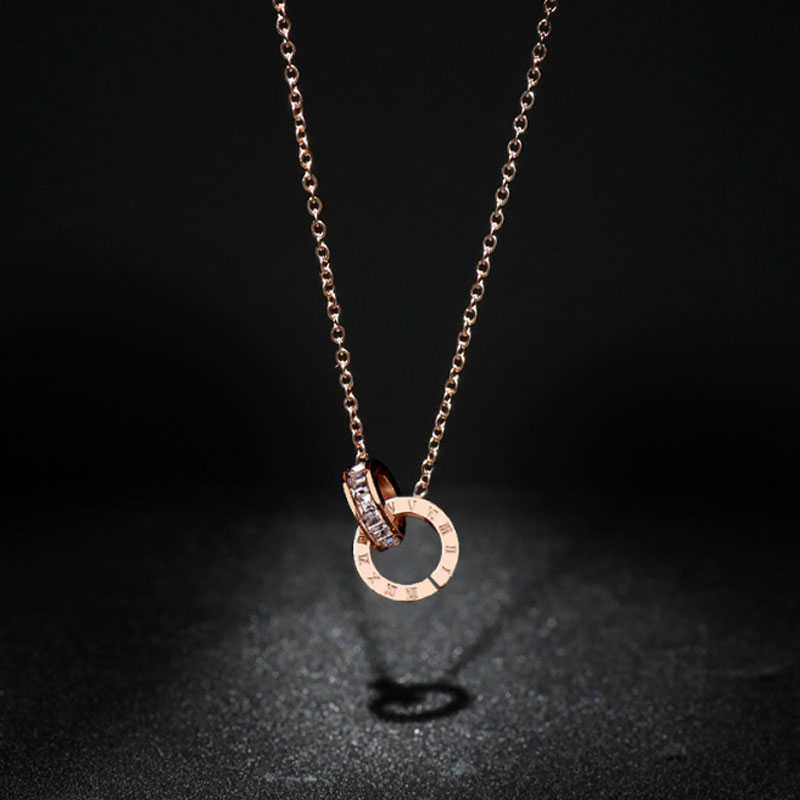 Pendant Necklaces Classic Design Famous Brand Roman numerals Pendant Necklace For Woman Titanium Steel Woman Necklace Luxury Jewelry Female Top Qu AA230526
Pendant Necklaces Classic Design Famous Brand Roman numerals Pendant Necklace For Woman Titanium Steel Woman Necklace Luxury Jewelry Female Top Qu AA230526