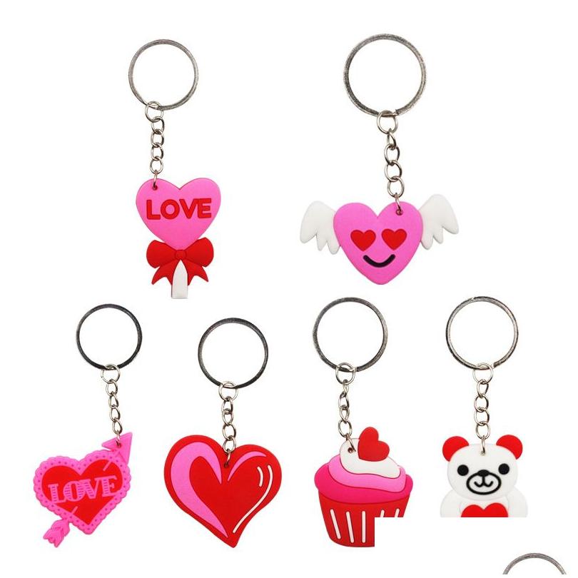 Keychains Lanyards Romantic Love Pvc Pendant Bear Cake Heart Keychain Key Chain Lage Decoration Keyring Valentines Day Gift Drop D Dhhea
Keychains Lanyards Romantic Love Pvc Pendant Bear Cake Heart Keychain Key Chain Lage Decoration Keyring Valentines Day Gift Drop D Dhhea