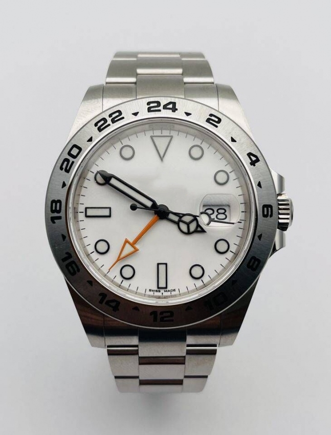 Men women Selection Best 42MM 2813 movement wristwatches with Asia 2813 modified Explorer White Dial Black Mens GMT Watch Watches
Men women Selection Best 42MM 2813 movement wristwatches with Asia 2813 modified Explorer White Dial Black Mens GMT Watch Watches