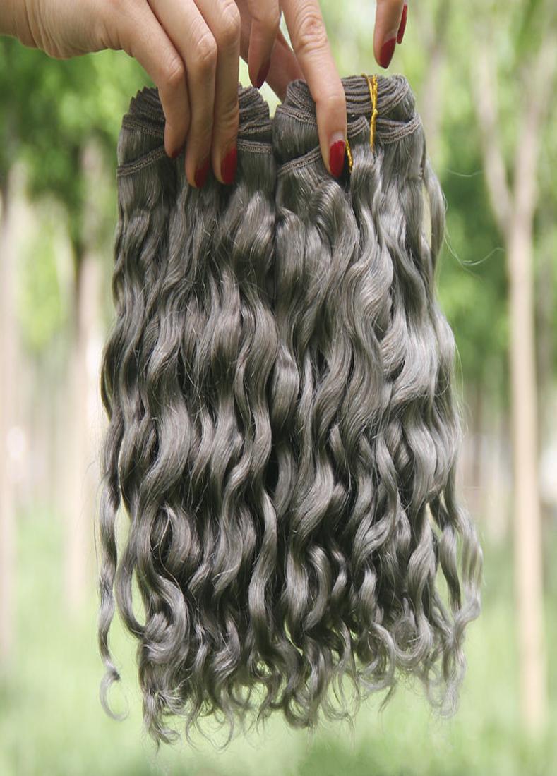 Silver Grey Human Hair Extensions 3Pcs Lot Pure Color Gray Deep Curly Peruvian Hair Wefts Brazilian 8A Grey Curly Hair W9569320
Silver Grey Human Hair Extensions 3Pcs Lot Pure Color Gray Deep Curly Peruvian Hair Wefts Brazilian 8A Grey Curly Hair W9569320