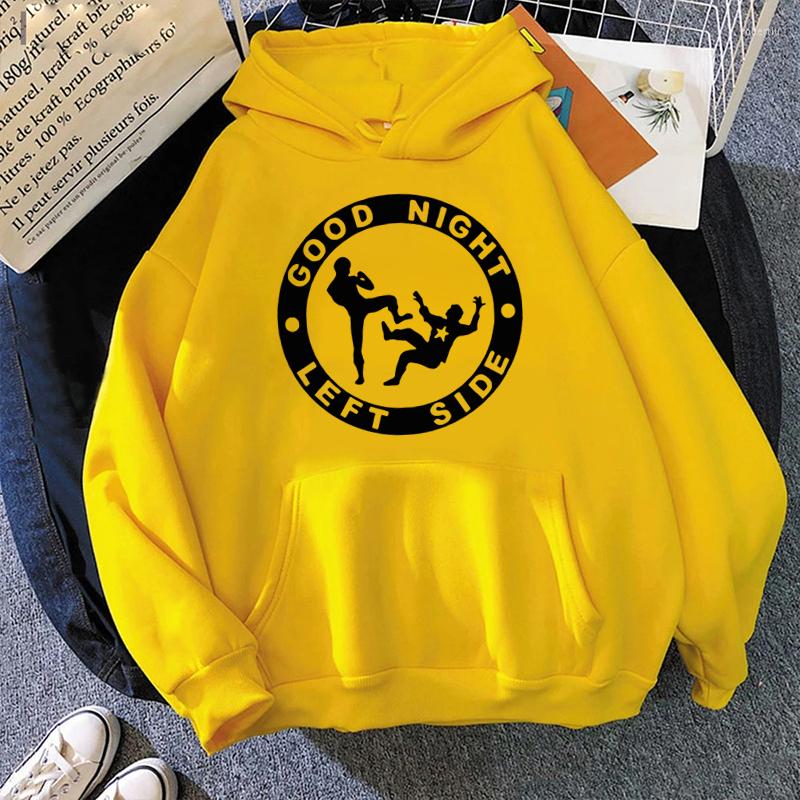 Men's Hoodies Good Night Left Side Hooded Fleece Men Women Autumn And Winter Long Sleeve Hoodie Retro Casual Sweatshirt Outerwear, Black
Men's Hoodies Good Night Left Side Hooded Fleece Men Women Autumn And Winter Long Sleeve Hoodie Retro Casual Sweatshirt Outerwear, Black