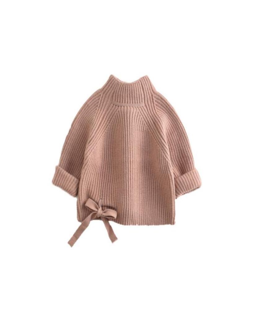 Baby Girls sweater kids laceup Bow knitted sweater pullover children stand neck long sleeve jumper A40374333468, Pink
Baby Girls sweater kids laceup Bow knitted sweater pullover children stand neck long sleeve jumper A40374333468, Pink