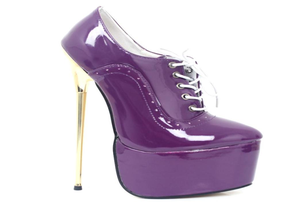 Women Pumps 22CM Ultra High Heel Pumps Sexy Fetish Pointed Toes Lace Up Gold Metal Heel 4Cm Platform Shoes 36468764495, Purple
Women Pumps 22CM Ultra High Heel Pumps Sexy Fetish Pointed Toes Lace Up Gold Metal Heel 4Cm Platform Shoes 36468764495, Purple