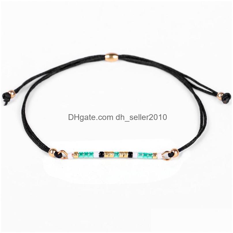 Beaded Strand Meetvii Fashion Bohemian Seed Beads Rope Bracelet Handmade Lucky Friendship Drop Delivery Jewelry Bracelets Dhqg5
Beaded Strand Meetvii Fashion Bohemian Seed Beads Rope Bracelet Handmade Lucky Friendship Drop Delivery Jewelry Bracelets Dhqg5