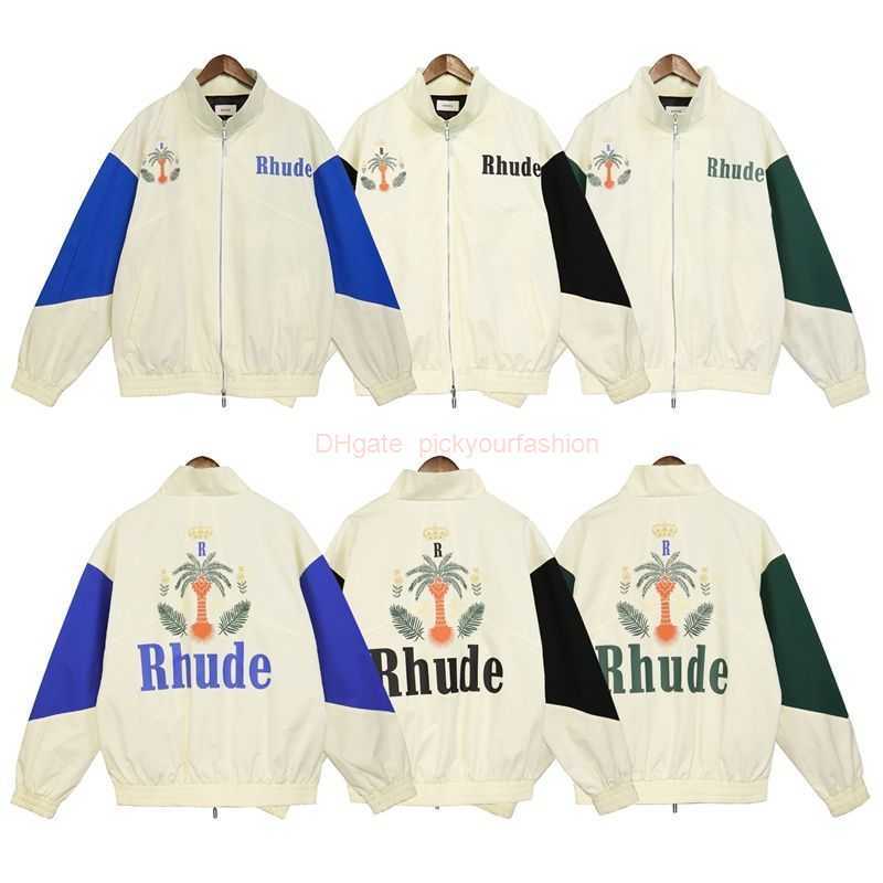 Designer Clothing Fashion Brand Coats Rhude American High Street Trendy Coconut Tree Peace Dove Splice Contrast Hip Hop Trendy Casual Mens Autumn Coat Jacket sports, Shipping fee
Designer Clothing Fashion Brand Coats Rhude American High Street Trendy Coconut Tree Peace Dove Splice Contrast Hip Hop Trendy Casual Mens Autumn Coat Jacket sports, Shipping fee