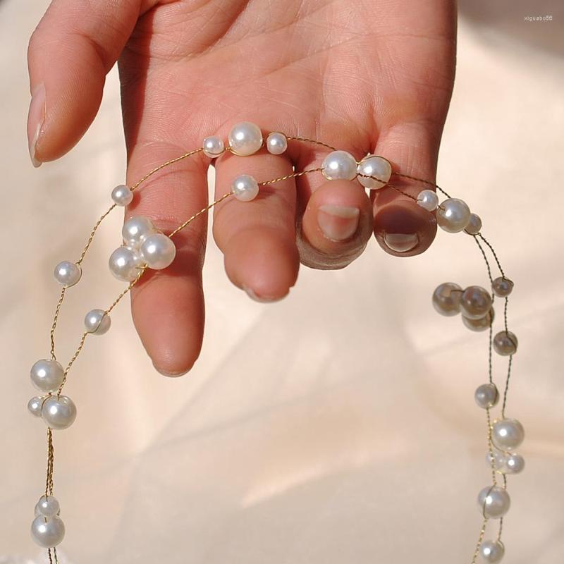 Headpieces HP36 Handmade Temperament Bridal Pearl Wedding Headwear Women Headbands Tiara Hair Tie Children Accessories
Headpieces HP36 Handmade Temperament Bridal Pearl Wedding Headwear Women Headbands Tiara Hair Tie Children Accessories