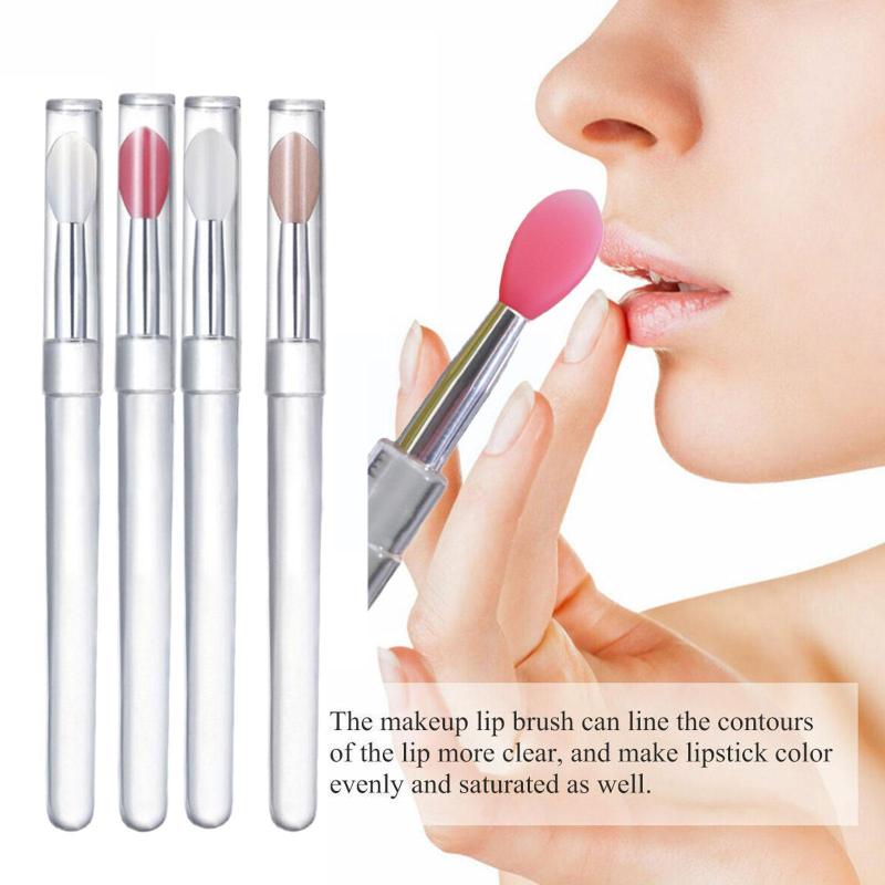 Makeup Brushes 1pcs Portable Silicone Lip Brush Gloss Applicator Cosmetic Tools Multifunctional Lipstick Dust With Brus W5Q0
Makeup Brushes 1pcs Portable Silicone Lip Brush Gloss Applicator Cosmetic Tools Multifunctional Lipstick Dust With Brus W5Q0