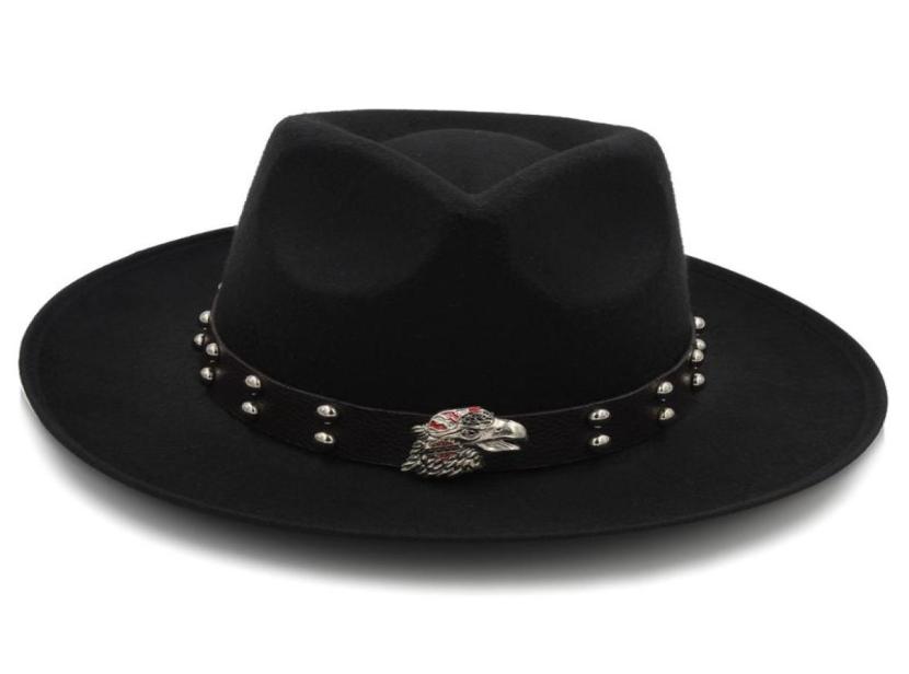 Fashion Fascinator Felt Fedora Hat for Dad Men Winter Autumn Chapeu Feminino Jazz Hat Gentleman Sombrero Dad Eagle Punk Belt1448802, Black
Fashion Fascinator Felt Fedora Hat for Dad Men Winter Autumn Chapeu Feminino Jazz Hat Gentleman Sombrero Dad Eagle Punk Belt1448802, Black