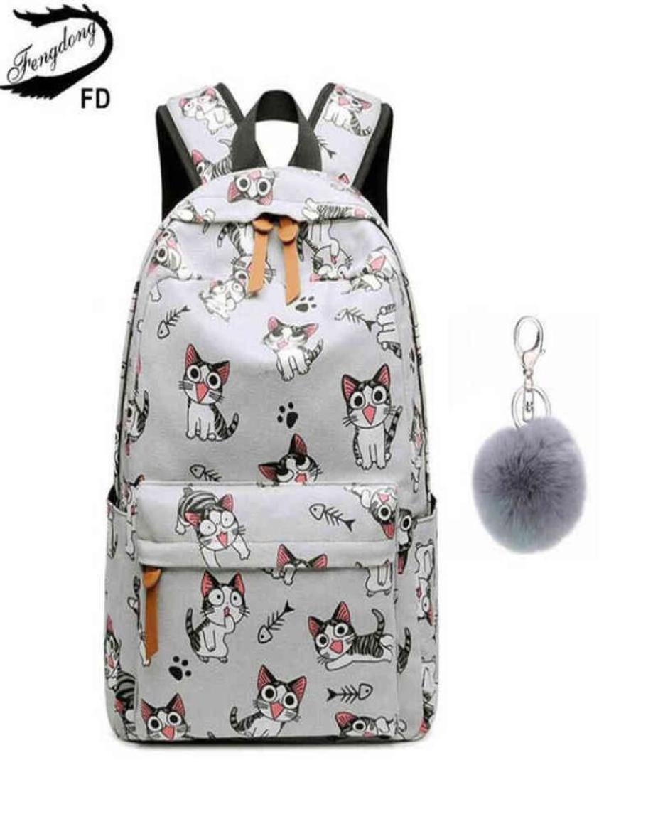 Fengdong school bags for teenage girls schoolbag children backpacks cute animal print canvas school backpack kids cat bag pack 2111867614, Black
Fengdong school bags for teenage girls schoolbag children backpacks cute animal print canvas school backpack kids cat bag pack 2111867614, Black