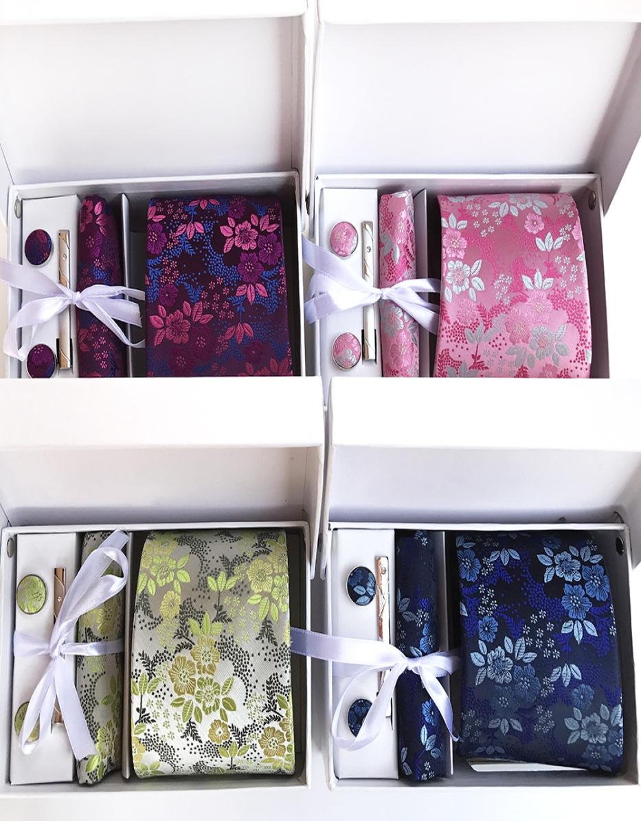 335 Inch8 Cm Wide Ensemble Silver Paisley Jacquard Man Tie Handkerchief Pin and Cufflinks Gift Box Packing Many Color5204779
335 Inch8 Cm Wide Ensemble Silver Paisley Jacquard Man Tie Handkerchief Pin and Cufflinks Gift Box Packing Many Color5204779