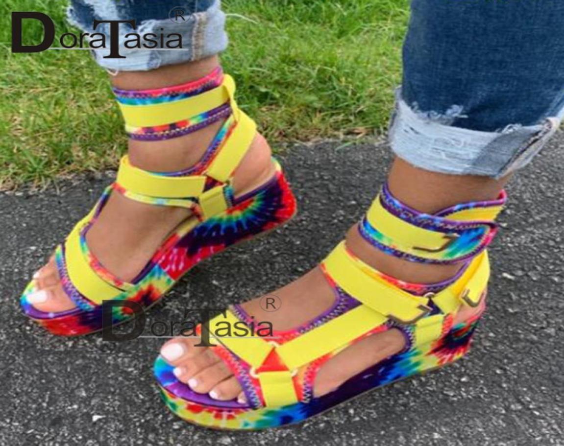 DORATASIA 2020 New Ladies Platform Gladiator Sandals INS Colorful Wedges Summer Sandals Women Party Whole Shoes Woman7921995, Purple
DORATASIA 2020 New Ladies Platform Gladiator Sandals INS Colorful Wedges Summer Sandals Women Party Whole Shoes Woman7921995, Purple