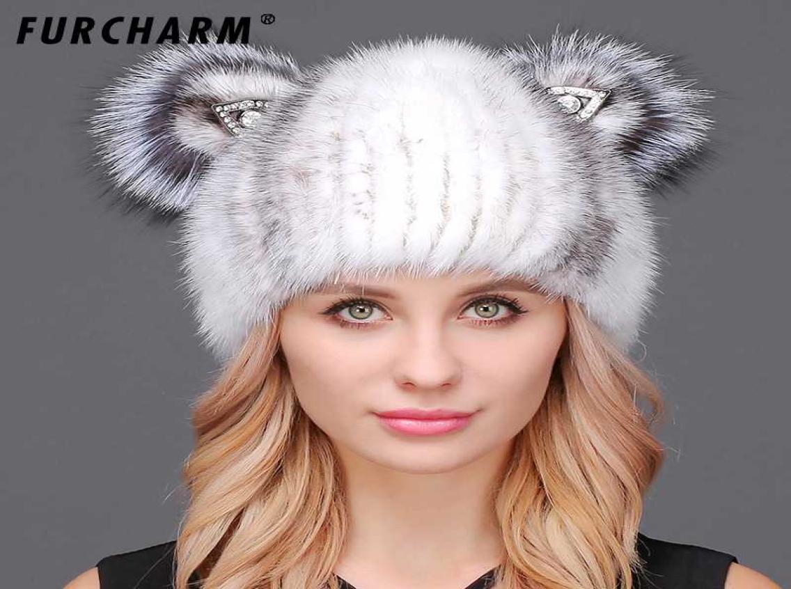 Cute Hat for Women High Quality Genuine Mink Hat with Fur Cat Ears Winter Warm Headgear for Women 100 Real Fur Cap9408190, Black
Cute Hat for Women High Quality Genuine Mink Hat with Fur Cat Ears Winter Warm Headgear for Women 100 Real Fur Cap9408190, Black