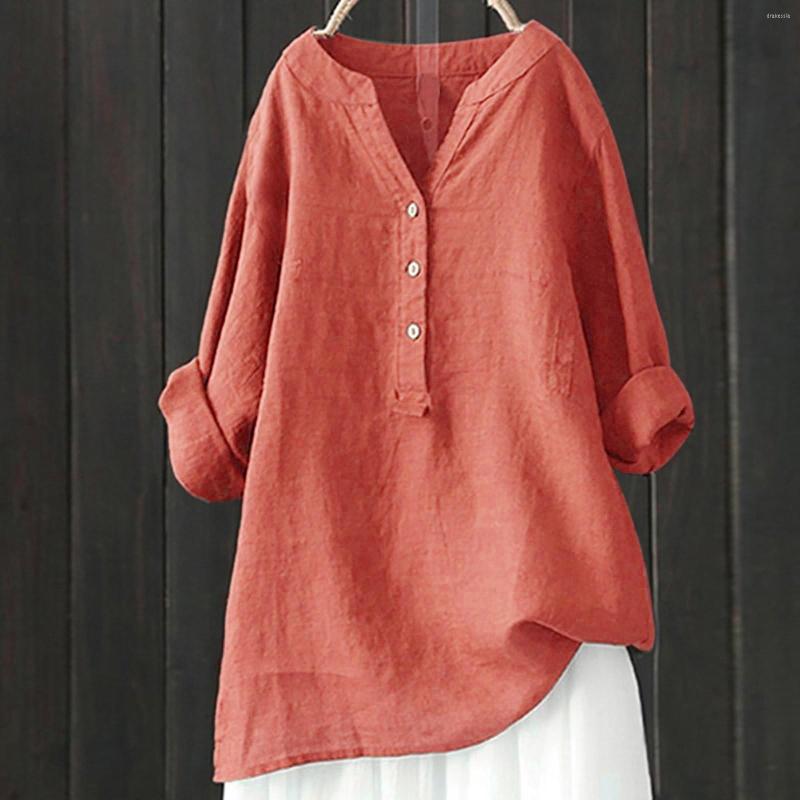 Women' Blouses Women' Solid Color Loose Cotton Shirts Button V Neck Ladies 3/4 Sleeve Elegant Female Blusas Camisas Oversize, Green
Women' Blouses Women' Solid Color Loose Cotton Shirts Button V Neck Ladies 3/4 Sleeve Elegant Female Blusas Camisas Oversize, Green