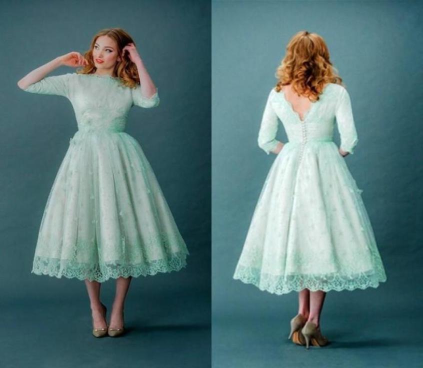 Vintage Lace Prom Dresses Bateau Neck Half Sleeves Mint Green Tea Length Spring Plus Size Backless Party Dresses With Sleeves5669816, Hunter green
Vintage Lace Prom Dresses Bateau Neck Half Sleeves Mint Green Tea Length Spring Plus Size Backless Party Dresses With Sleeves5669816, Hunter green