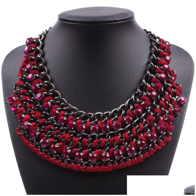 Chains Design Spring String Chain Braided Crystal Chunky Necklace Fashion Jewelry For Women 2023 Drop Delivery Necklaces Pendants Dhu4W
Chains Design Spring String Chain Braided Crystal Chunky Necklace Fashion Jewelry For Women 2023 Drop Delivery Necklaces Pendants Dhu4W