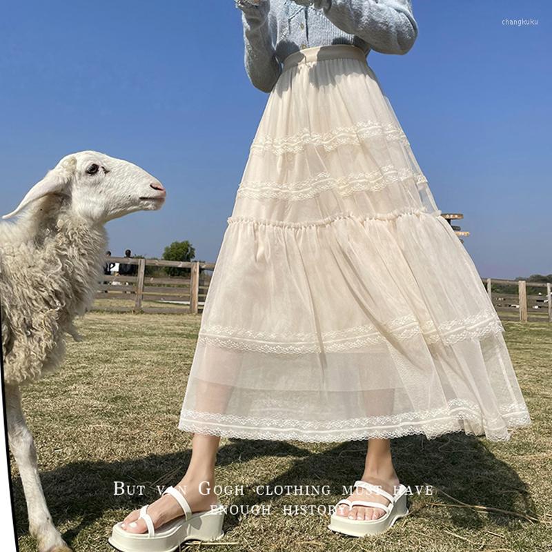 Skirts TIGENA Elegant Lace Tulle Long Skirt For Women 2023 Spring Summer Fashion Tiered Korean A Line High Waist Midi Female Lady, Black
Skirts TIGENA Elegant Lace Tulle Long Skirt For Women 2023 Spring Summer Fashion Tiered Korean A Line High Waist Midi Female Lady, Black