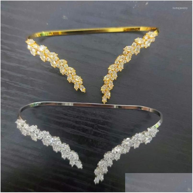Bangle Cubic Zircon Wheat Ear Leaf Hand Palm Bracelet Electroplating 925 Sier Gold Jewelry Trendy Handlets For Women Drop Delivery Br Dhlmh
Bangle Cubic Zircon Wheat Ear Leaf Hand Palm Bracelet Electroplating 925 Sier Gold Jewelry Trendy Handlets For Women Drop Delivery Br Dhlmh