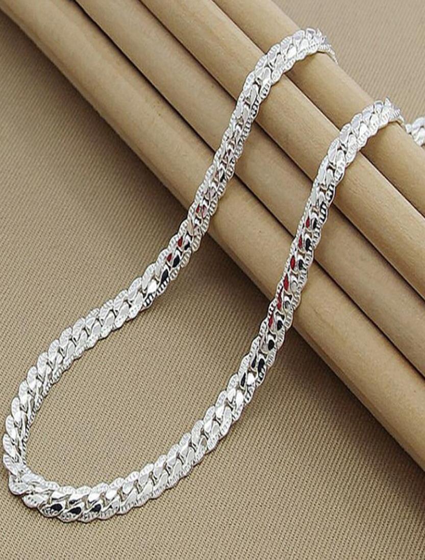 925 Sterling Silver 6mm Full Sideways Necklace 182024 Inch Chain For Woman Men Fashion Wedding Engagement Jewelry3588918
925 Sterling Silver 6mm Full Sideways Necklace 182024 Inch Chain For Woman Men Fashion Wedding Engagement Jewelry3588918