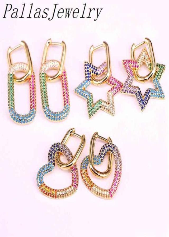 5Pairs StarOvalHeart Dangle Earrings for Women rainbow Cubic Zirconia Micro Pave Jewelry Gold color 2107234837399
5Pairs StarOvalHeart Dangle Earrings for Women rainbow Cubic Zirconia Micro Pave Jewelry Gold color 2107234837399