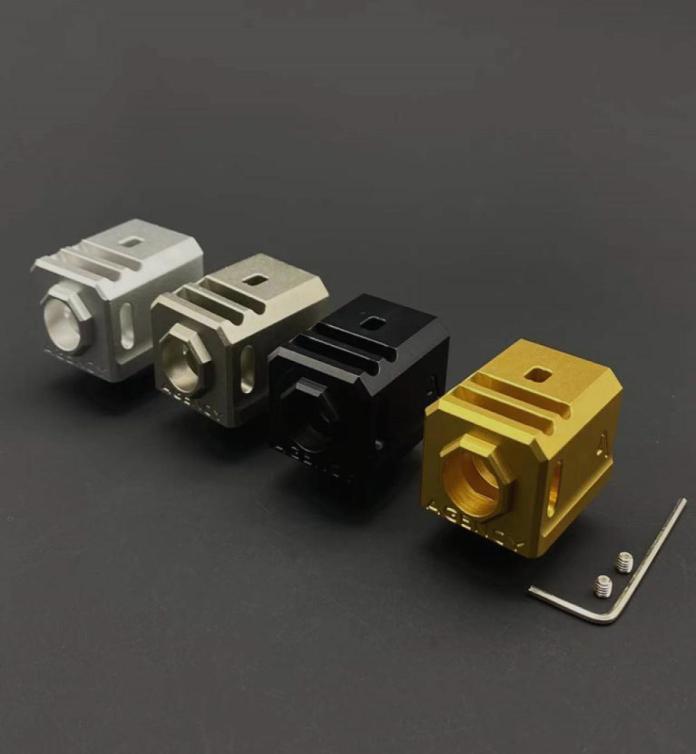 Tactical 14MM CCW Agency Arms 417 Compensator For Airsoft GBB Gel Blaster Kublai P1 Glock G17 G18 G19 G26 G34 G43 GEN 1 2 3 4 53810636 
Tactical 14MM CCW Agency Arms 417 Compensator For Airsoft GBB Gel Blaster Kublai P1 Glock G17 G18 G19 G26 G34 G43 GEN 1 2 3 4 53810636