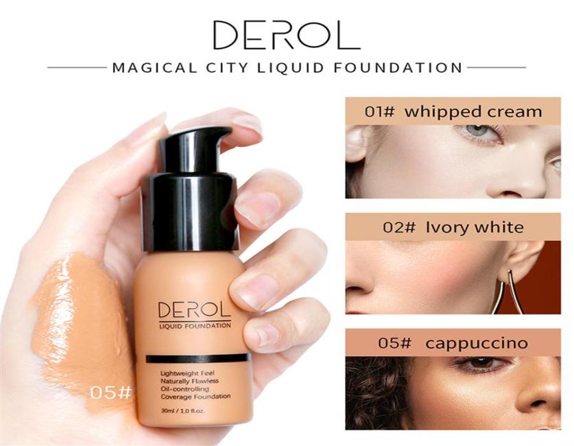 Soft Matte Light Cream Long Lasting Liquid Face Foundation Makeup Coverage Foundation Natural Oil Control Cosmetics U1001230D