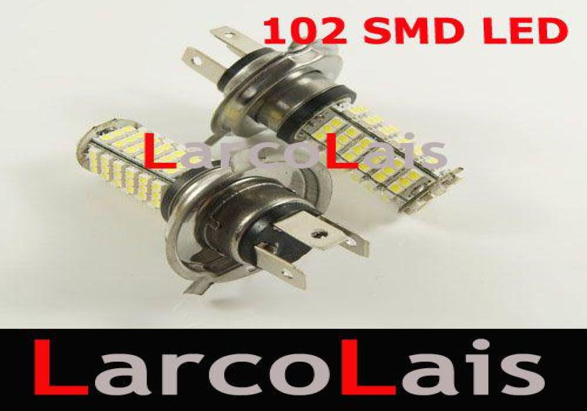 2PCS 102 LED H4 SMD 1210 Led Car Head Fog Light Bulb White 102LED 3528 12V Auto Lights 102LED Bulbs6082102
2PCS 102 LED H4 SMD 1210 Led Car Head Fog Light Bulb White 102LED 3528 12V Auto Lights 102LED Bulbs6082102