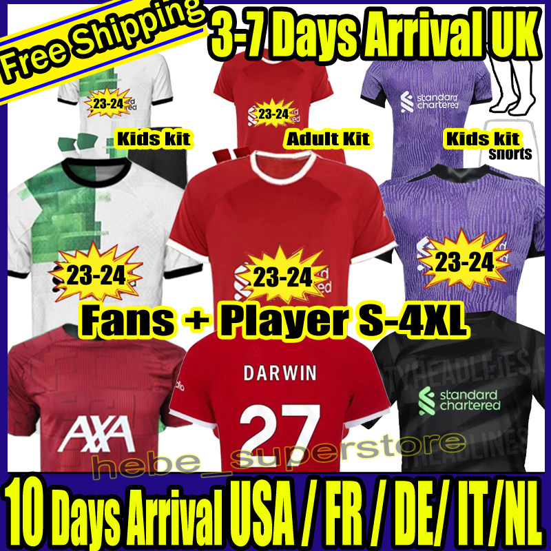 4XL 23 24 Soccer Jerseys THIAGO Luis DIaz Football Shirt 2023 2024 GAKPO VIRGIL Diogo Jota DARWIN shorts Thailand quality Adults and kids full Kit with Socks, Kids+socks
4XL 23 24 Soccer Jerseys THIAGO Luis DIaz Football Shirt 2023 2024 GAKPO VIRGIL Diogo Jota DARWIN shorts Thailand quality Adults and kids full Kit with Socks, Kids+socks
