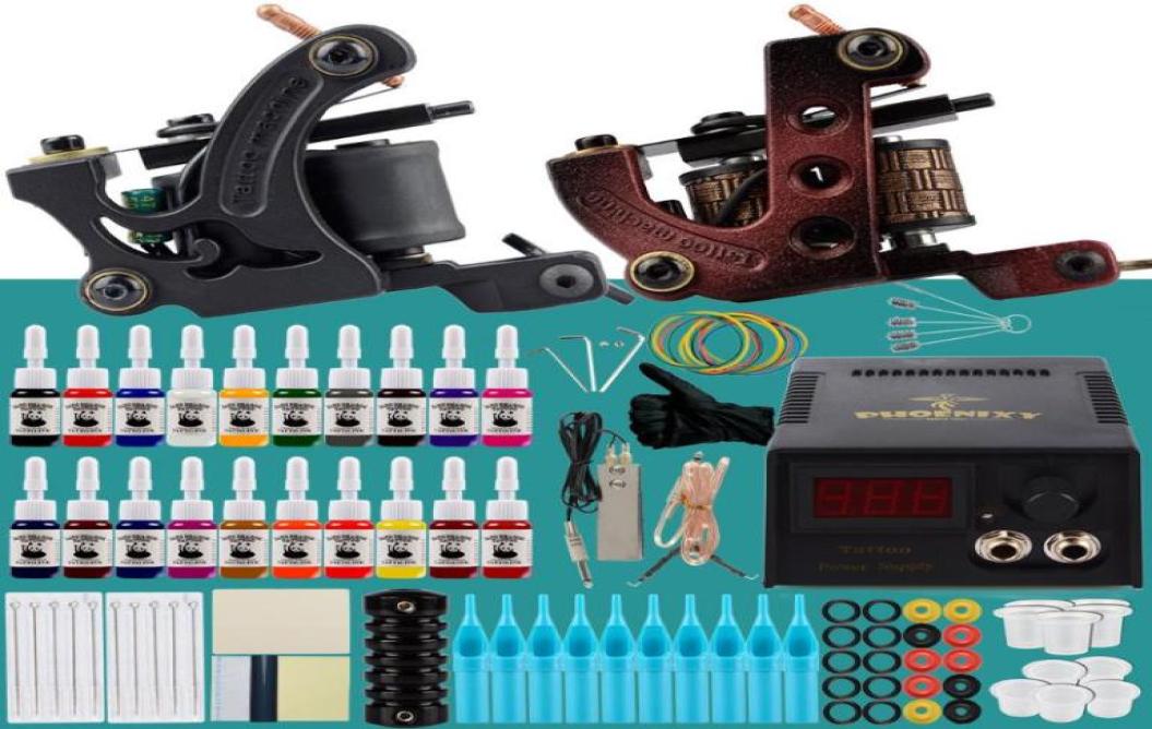 Professional Tattoo Kit 2 Machines Guns Set 20Pcs Permanent Inks Set LCD Power Supply Grips Body Art Makeup Complete Tattoo7465048
Professional Tattoo Kit 2 Machines Guns Set 20Pcs Permanent Inks Set LCD Power Supply Grips Body Art Makeup Complete Tattoo7465048