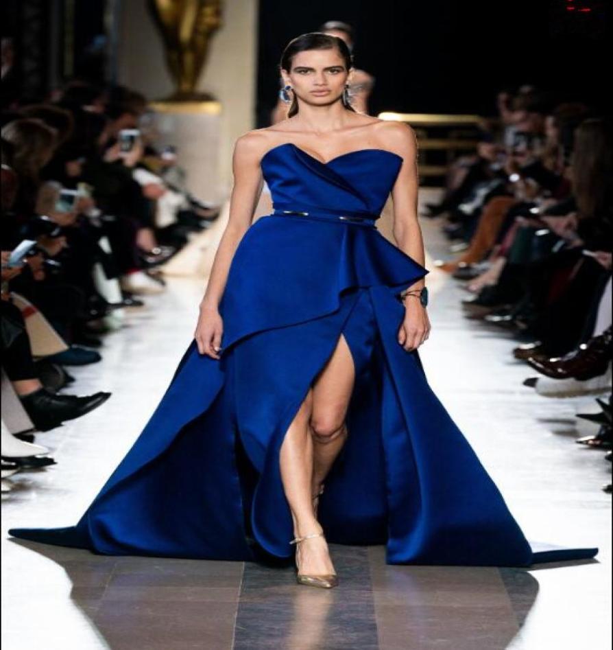 Elie Saab royal blue Prom Dresses with Art Decoinspired sexy split elegant evening formal gowns ruched stain long custom made ogs7516471, Chocolate
Elie Saab royal blue Prom Dresses with Art Decoinspired sexy split elegant evening formal gowns ruched stain long custom made ogs7516471, Chocolate