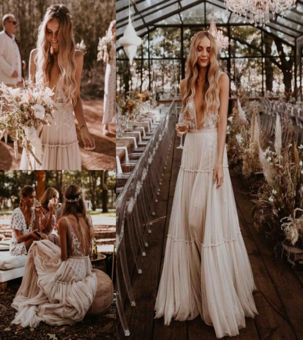Fabulous Lace Boho Backless Wedding Dresses A Line Deep V Neck Beach Bridal Gowns Tulle Floor Length Bohemian vestido de novia4640941, Ivory
Fabulous Lace Boho Backless Wedding Dresses A Line Deep V Neck Beach Bridal Gowns Tulle Floor Length Bohemian vestido de novia4640941, Ivory