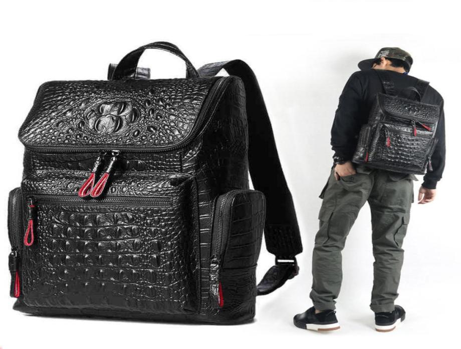 High quality leather Crocodile print backpack men bag Famous designers canvas men039s backpack travel bag backpacks Laptop bag6546336, Black
High quality leather Crocodile print backpack men bag Famous designers canvas men039s backpack travel bag backpacks Laptop bag6546336, Black