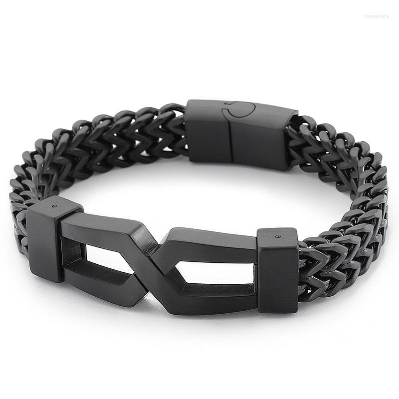 Link Bracelets Men's Glasses Stainless Steel Fashion Personalized Simple Hip Hop Punk Mens Bracelet Jewellery Free Ship
Link Bracelets Men's Glasses Stainless Steel Fashion Personalized Simple Hip Hop Punk Mens Bracelet Jewellery Free Ship