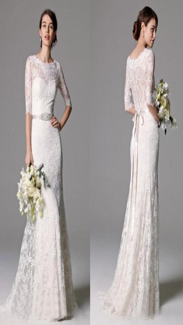 2019 Vintage Lace Wedding Dresses with Beaded Ribbon Buttons Back Wedding Gowns Half Sleeves Cheap Dress6280443, Orange
2019 Vintage Lace Wedding Dresses with Beaded Ribbon Buttons Back Wedding Gowns Half Sleeves Cheap Dress6280443, Orange