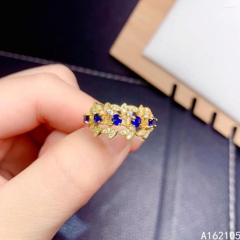 Cluster Rings 925 Pure Silver Chinese Style Natural Sapphire Women's Luxury Noble Round Plant Adjustable Gem Ring Fine Jewelry Support
Cluster Rings 925 Pure Silver Chinese Style Natural Sapphire Women's Luxury Noble Round Plant Adjustable Gem Ring Fine Jewelry Support