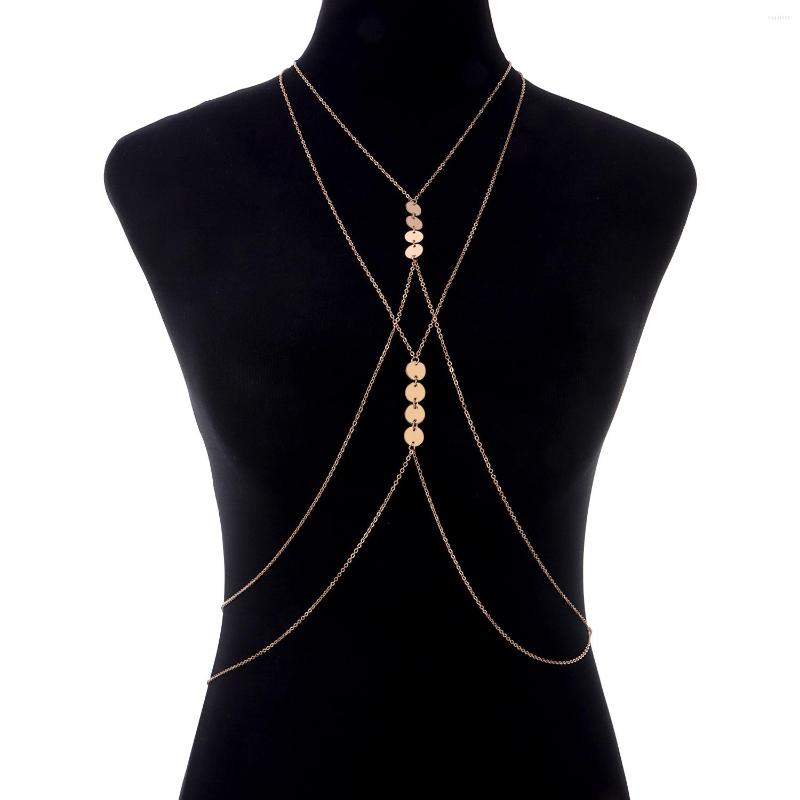 Pendant Necklaces Body Chain Jewelry For Women Round Sequin Nightclub Sexy Alloy Chest Necklace
Pendant Necklaces Body Chain Jewelry For Women Round Sequin Nightclub Sexy Alloy Chest Necklace