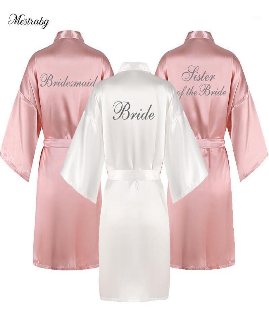 Women039s Sleepwear Dusty Pink Robes Women Silver Writing Party Bride Dressing Gown Satin Silk Short Wedding Gift Bridesmaid Te4181814
Women039s Sleepwear Dusty Pink Robes Women Silver Writing Party Bride Dressing Gown Satin Silk Short Wedding Gift Bridesmaid Te4181814