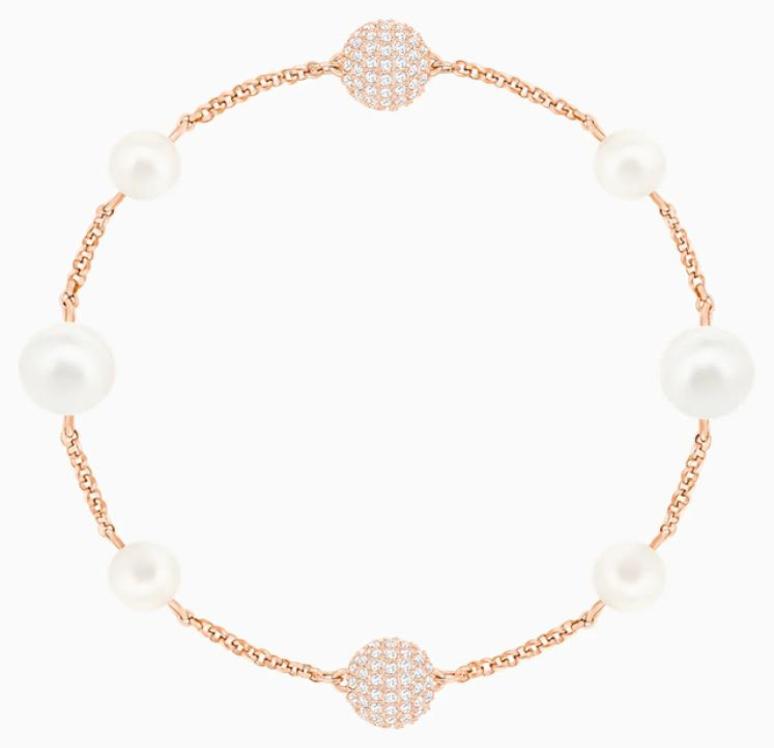 High Quality Bracelet New REMIX COLLECTION ROUND PEARL STRAND Luxury Crystal Women Fashion Jewelry Gift6529119
