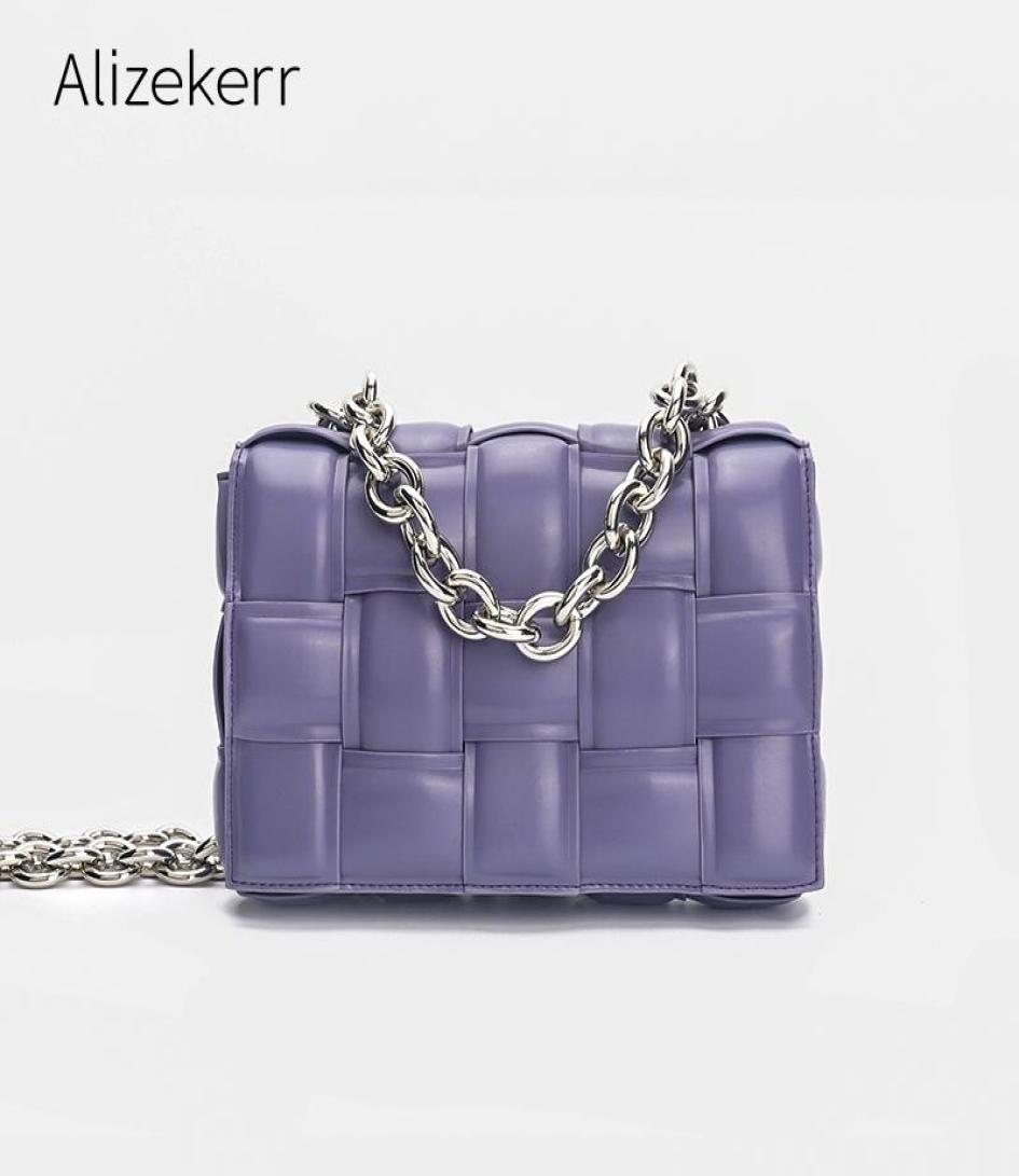 Evening Bags Thick Metal Chain Shoulder Designer Woven Soft Square Crossbody For Women Fashion Light Blue Handbag Top Quality7465610, Yellow
Evening Bags Thick Metal Chain Shoulder Designer Woven Soft Square Crossbody For Women Fashion Light Blue Handbag Top Quality7465610, Yellow