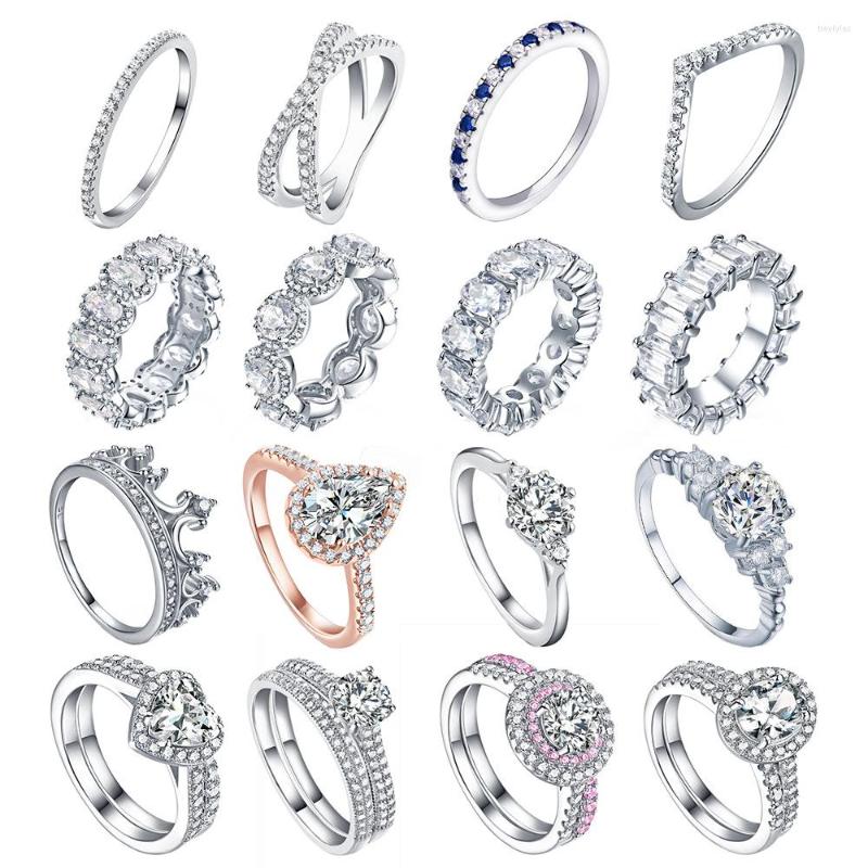Cluster Rings Luxury Real 925 Sterling Silver Oval Princess Cut Wedding Ring Set For Women Engagement Band Eternity Jewelry Zirconia R4975
Cluster Rings Luxury Real 925 Sterling Silver Oval Princess Cut Wedding Ring Set For Women Engagement Band Eternity Jewelry Zirconia R4975