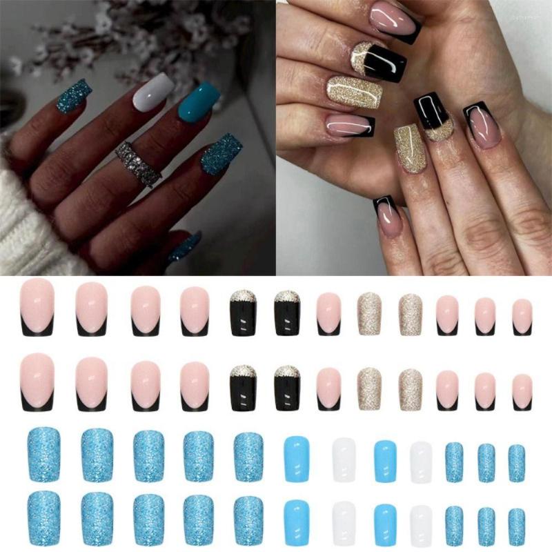 False Nails Manicure Wearable Press On Full Cover Medium Length French Fake Square Head
False Nails Manicure Wearable Press On Full Cover Medium Length French Fake Square Head