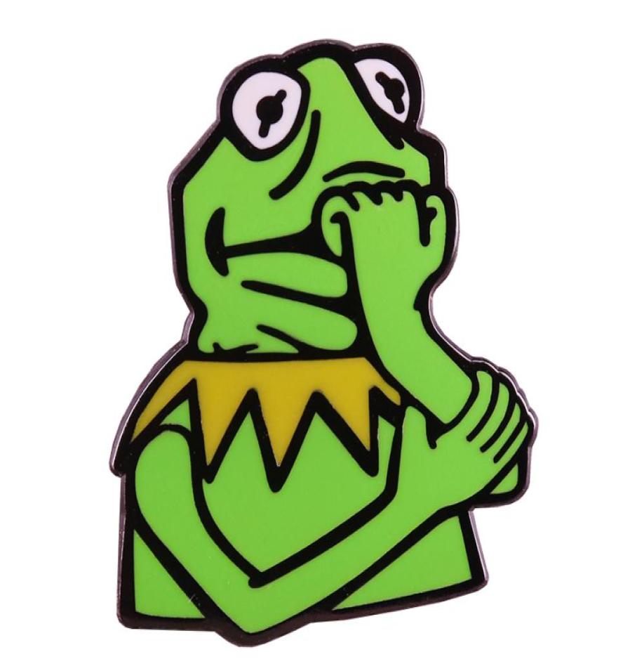 Anxious Kermit Badge preparing myself Enamel Pin funny muppet Accessory2477505, Red
Anxious Kermit Badge preparing myself Enamel Pin funny muppet Accessory2477505, Red