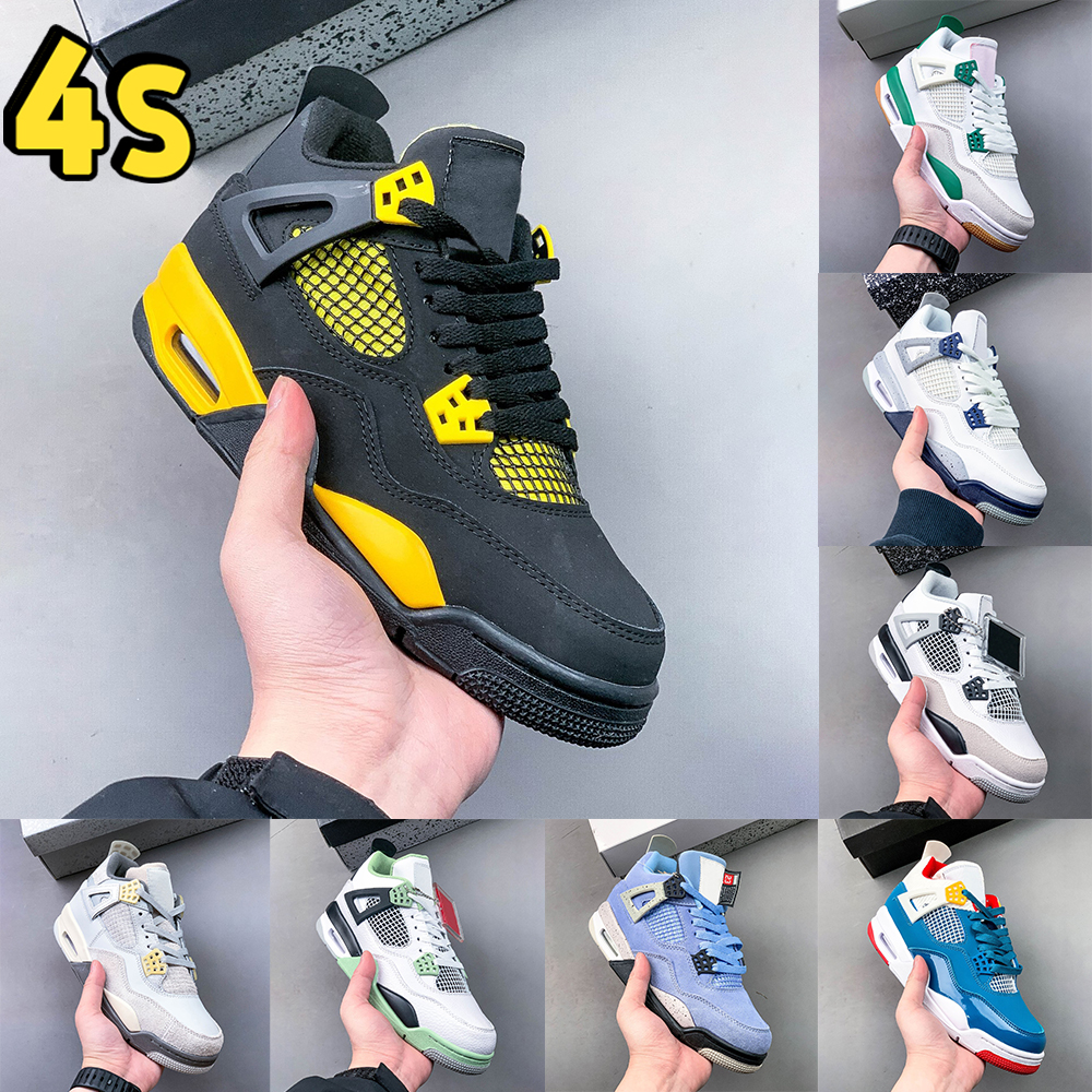 New jumpman 4 4s mens basketball shoes thunder Pine Green midnight navy Military Black Craft Photon Dust fashiom designer men sneakers women trainers Eur 36-47, 26 metallic red
New jumpman 4 4s mens basketball shoes thunder Pine Green midnight navy Military Black Craft Photon Dust fashiom designer men sneakers women trainers Eur 36-47, 26 metallic red