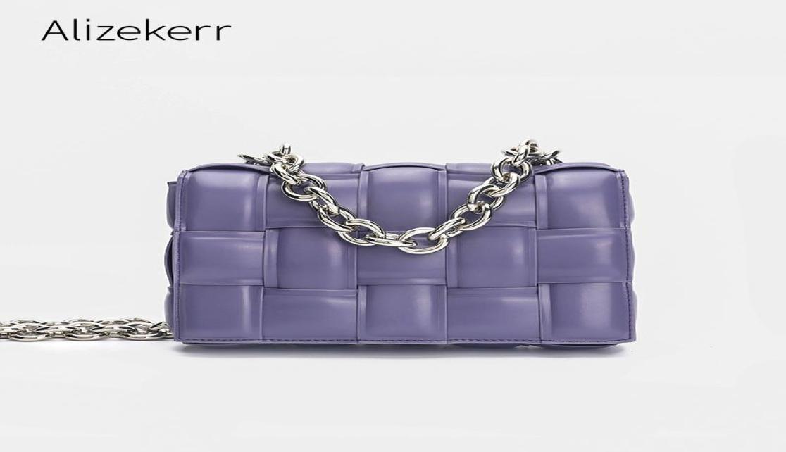 Evening Bags Thick Metal Chain Shoulder Designer Woven Soft Square Crossbody For Women Fashion Light Blue Handbag Top Quality1011821, Pink
Evening Bags Thick Metal Chain Shoulder Designer Woven Soft Square Crossbody For Women Fashion Light Blue Handbag Top Quality1011821, Pink