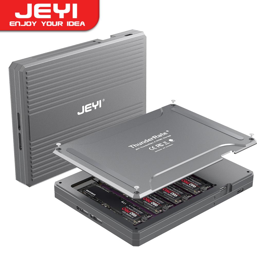 Stations JEYI Quad Nvme Enclosure 4Bay RAID Enclosure Support Soft Raid Thunderbolt 3 to 4 M.2 Enclosure 40Gbps Transmission Speed
Stations JEYI Quad Nvme Enclosure 4Bay RAID Enclosure Support Soft Raid Thunderbolt 3 to 4 M.2 Enclosure 40Gbps Transmission Speed